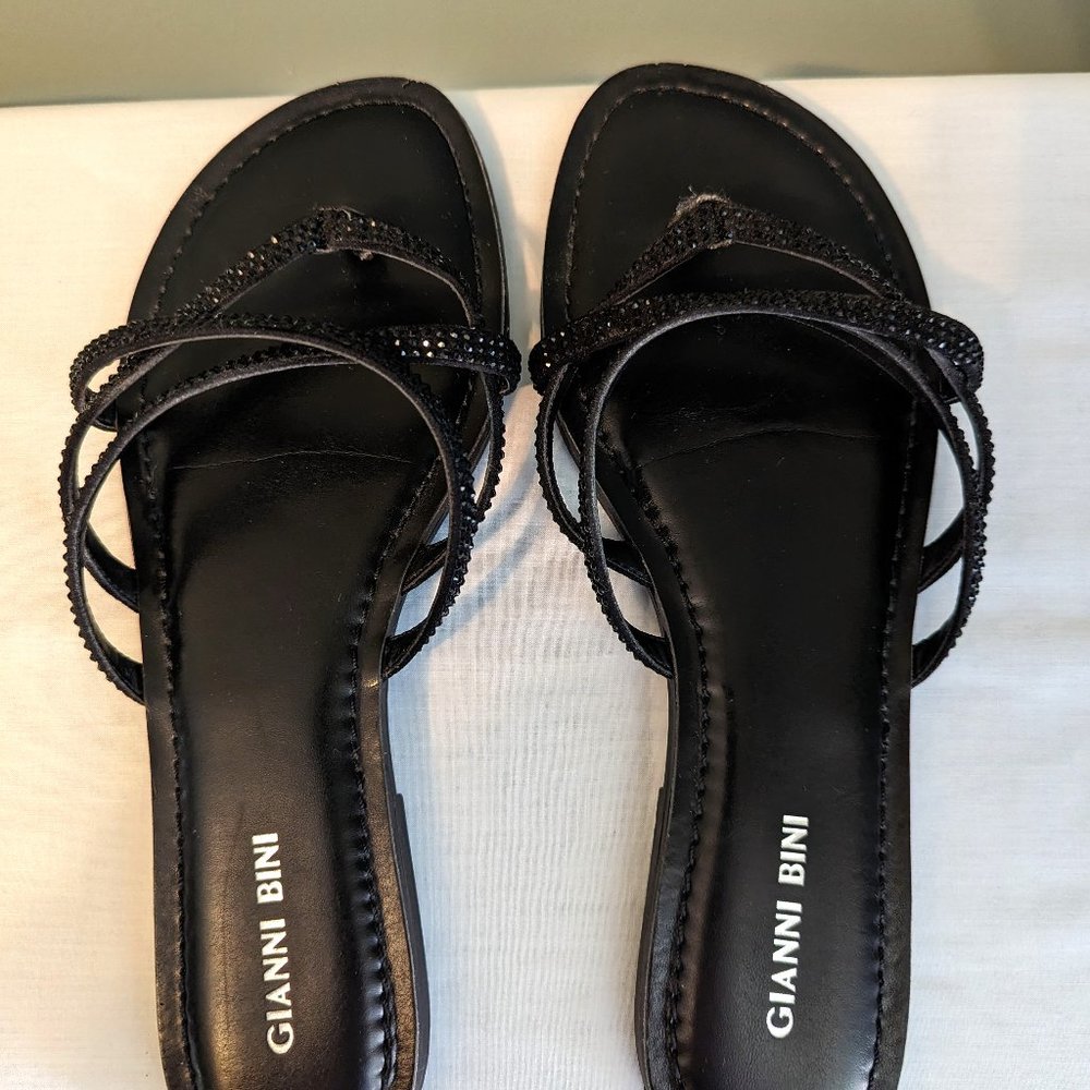 Gianni Bini Black Sandal  Size 9